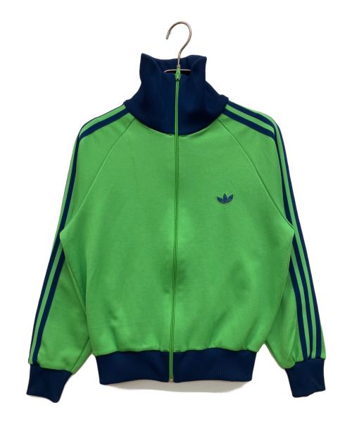 adidas（アディダス）adidas (アディダス) デサント製 80’s　トラックジャケット 黄緑 サイズ:0号の古着・服飾アイテム