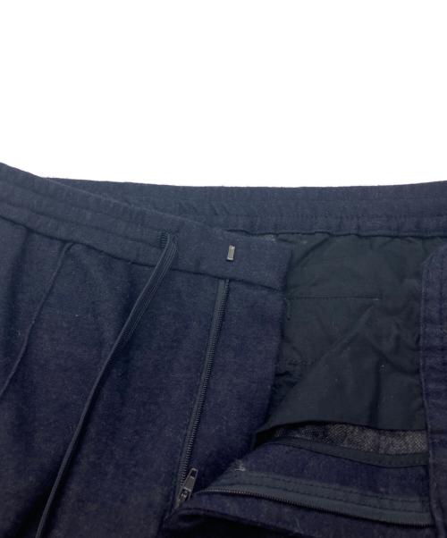EMPORIO ARMANI（エンポリオアルマーニ）EMPORIO ARMANI (エンポリオアルマーニ) ウールパンツ ネイビー サイズ:48の古着・服飾アイテム