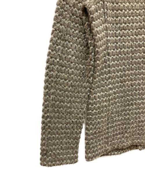 T-Jacket（ティージャケット）T-JACKET (ティージャケット) ダブルブレストニットジャケット　テーラードジャケット ブラウン サイズ:Mの古着・服飾アイテム
