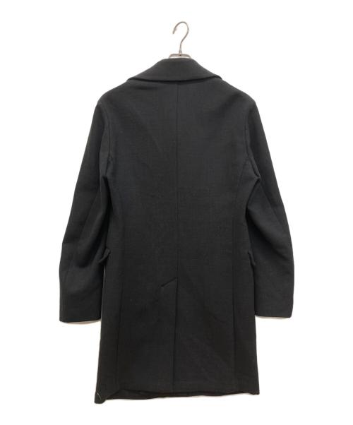 EMPORIO ARMANI（エンポリオ アルマーニ）EMPORIO ARMANI (エンポリオ アルマーニ) ウールチェスターコート ブラック サイズ:1の古着・服飾アイテム