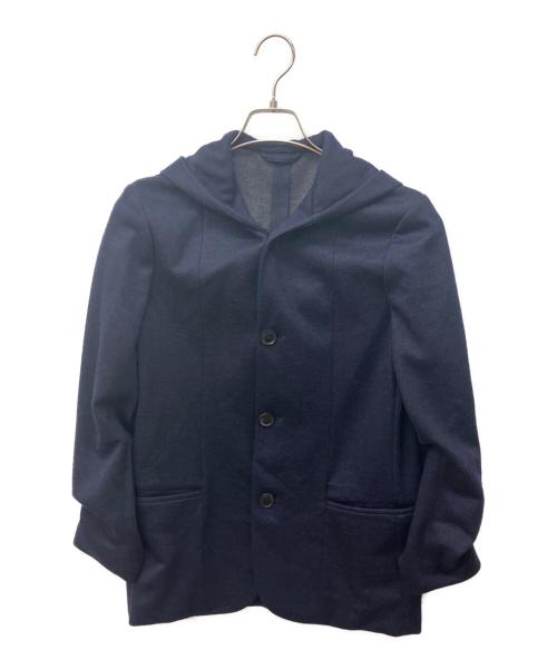 EMPORIO ARMANI（エンポリオアルマーニ）EMPORIO ARMANI (エンポリオアルマーニ) フード付きジャケット ネイビー サイズ:48の古着・服飾アイテム