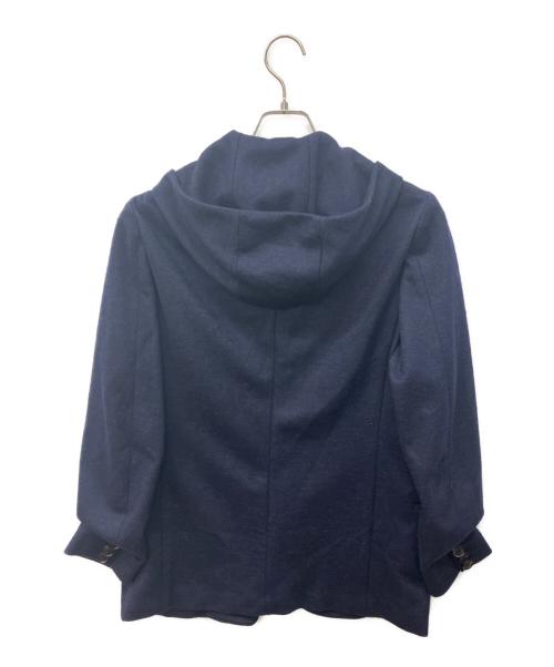 EMPORIO ARMANI（エンポリオアルマーニ）EMPORIO ARMANI (エンポリオアルマーニ) フード付きジャケット ネイビー サイズ:48の古着・服飾アイテム