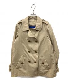 BURBERRY BLUE LABEL（バーバリー ブルー レーベル）の古着「ショートトレンチコート」｜ベージュ