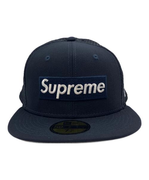 SUPREME（シュプリーム）Supreme (シュプリーム) New Era (ニューエラ) メッシュキャップ ネイビー サイズ:7　5/8 未使用品の古着・服飾アイテム