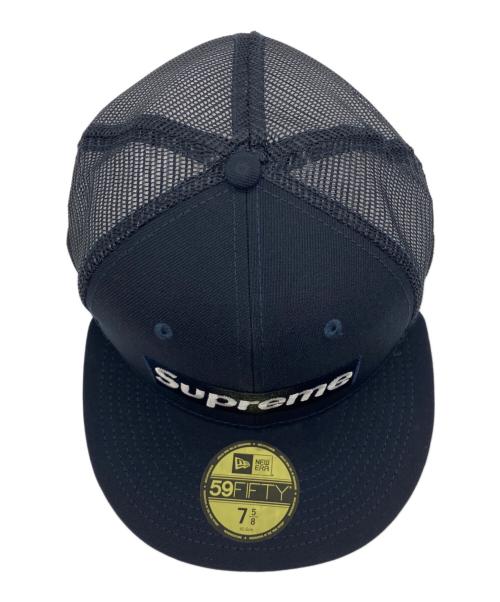 SUPREME（シュプリーム）Supreme (シュプリーム) New Era (ニューエラ) メッシュキャップ ネイビー サイズ:7　5/8 未使用品の古着・服飾アイテム