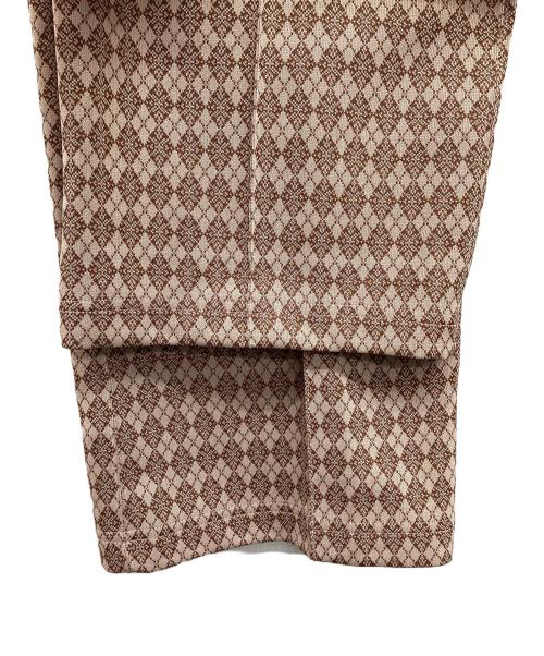 Needles（ニードルズ）Needles (ニードルズ) 総柄トラックパンツ　ペイズリートラックパンツJ0220 ブラウン サイズ:Lの古着・服飾アイテム