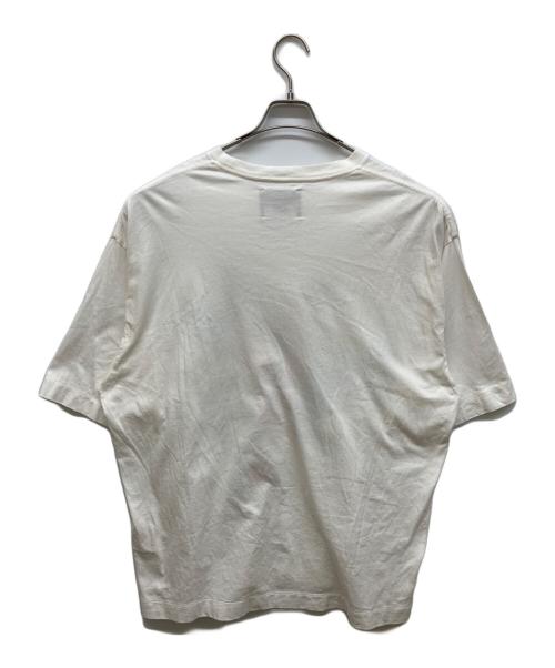 MAISON SPECIAL（メゾンスペシャル）MAISON SPECIAL (メゾンスペシャル) フラワー刺繍プライムオーバーTシャツ ホワイト サイズ:02の古着・服飾アイテム