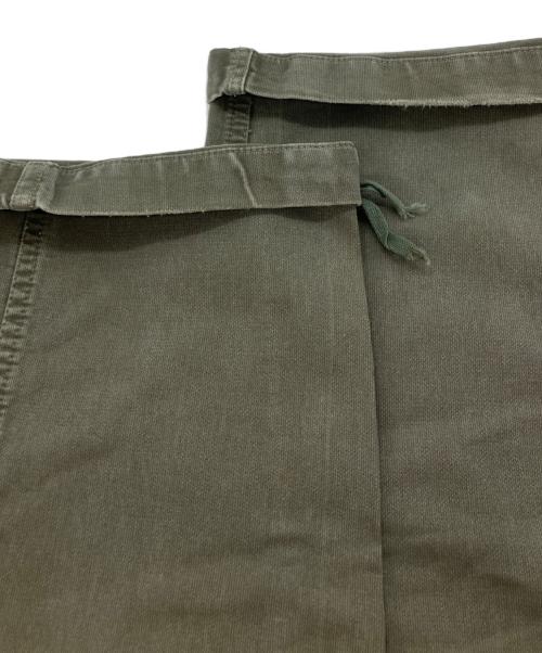 German Army（ドイツ軍）German Army (ドイツ軍) LEO KOHLER GMBH ミリタリーパンツ　デニムパンツ カーキ サイズ:52の古着・服飾アイテム