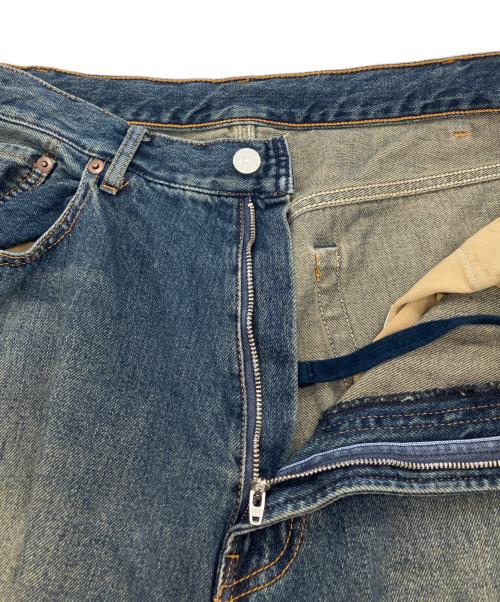 BEAMS（ビームス）BEAMS (ビームス) Wide Denim Pants　ワイドデニムパンツ インディゴ サイズ:Lの古着・服飾アイテム