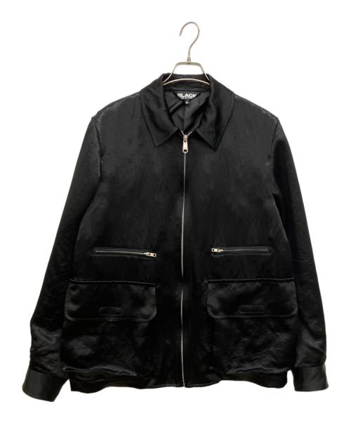 BLACK COMME des GARCONS（ブラックコムデギャルソン）BLACK COMME des GARCONS (ブラックコムデギャルソン) リライムサテン ジャケット/リバーシブルジャケット ブラック サイズ:XLの古着・服飾アイテム