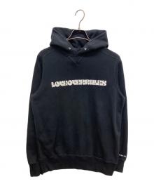 sacai（サカイ）の古着「LOVE OVER RULESスウェットパーカー」｜ブラック