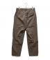 STEVEN ALAN (スティーブンアラン) TC/BIO LIGHT BAGGY TAPERED PANTS/ライトバギーテーパードパンツパンツ ブラウン サイズ:Ｓ：5000円