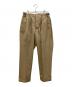 HAVERSACK（ハバーサック）の古着「イージースラックスパンツ」｜ブラウン