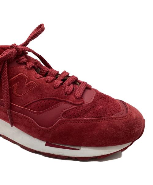 NEW BALANCE（ニューバランス）NEW BALANCE (ニューバランス) ローカットスニーカー レッド サイズ:UK 7 1/2の古着・服飾アイテム