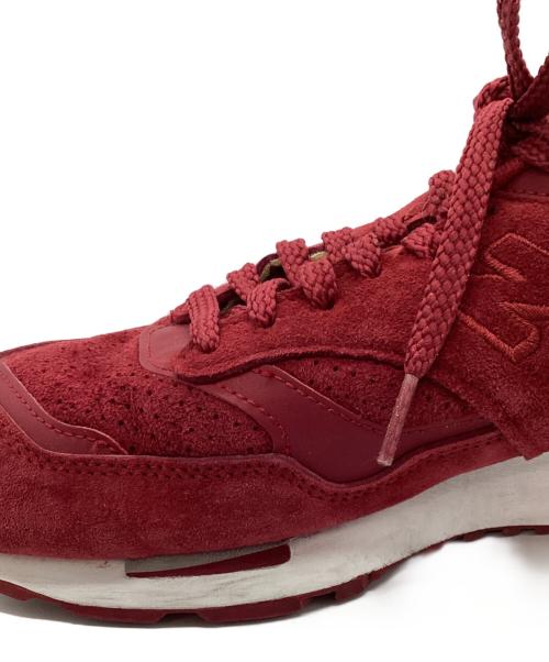 NEW BALANCE（ニューバランス）NEW BALANCE (ニューバランス) ローカットスニーカー レッド サイズ:UK 7 1/2の古着・服飾アイテム