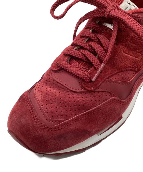 NEW BALANCE（ニューバランス）NEW BALANCE (ニューバランス) ローカットスニーカー レッド サイズ:UK 7 1/2の古着・服飾アイテム