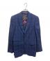 PAUL SMITH (ポールスミス) ウィンドウペン 3ピースセットアップスーツ ブルー サイズ:S：29000円