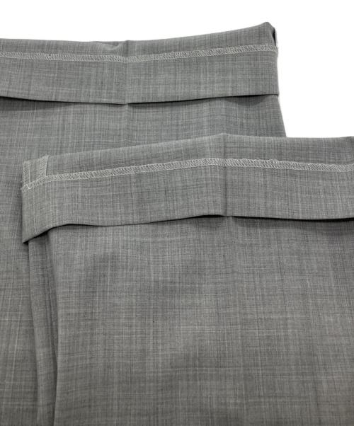 FRAMeWORK（フレームワーク）FRAMeWORK (フレームワーク) ウォッシャブルTWタックワイドパンツ グレー サイズ:36の古着・服飾アイテム