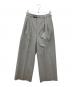 FRAMeWORK（フレームワーク）の古着「ウォッシャブルTWタックワイドパンツ」｜グレー