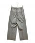 FRAMeWORK (フレームワーク) ウォッシャブルTWタックワイドパンツ グレー サイズ:36：6000円