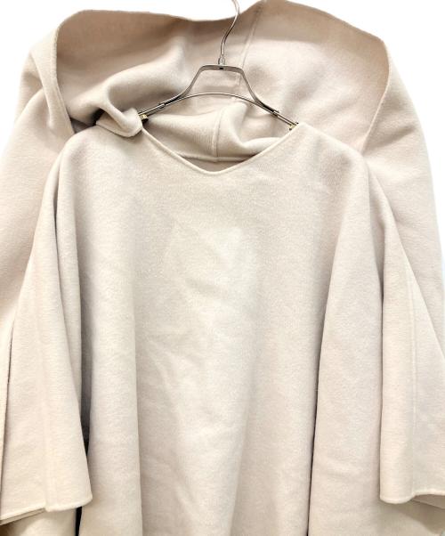 DRESSTERIOR（ドレステリア）DRESSTERIOR (ドレステリア) カシミヤ混 ストール付きケープ ピンク サイズ:38の古着・服飾アイテム