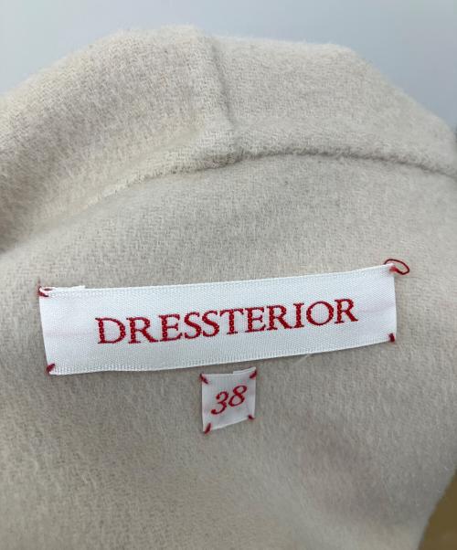 DRESSTERIOR（ドレステリア）DRESSTERIOR (ドレステリア) カシミヤ混 ストール付きケープ ピンク サイズ:38の古着・服飾アイテム