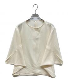 SOEJU（ソージュ）の古着「ライトクロスコクーンシルエットブラウス」｜アイボリー