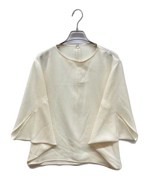 SOEJU（ソージュ）SOEJU (ソージュ) ライトクロスコクーンシルエットブラウス アイボリー サイズ:Ｍの古着・服飾アイテム