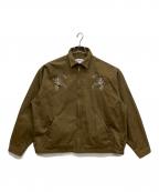 TENBOXテンボックス）の古着「Scorpion Harrinton Jacket」｜ブラウン