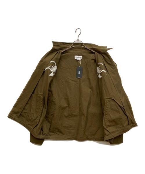 TENBOX（テンボックス）TENBOX (テンボックス) Scorpion Harrinton Jacket ブラウン サイズ:XLの古着・服飾アイテム