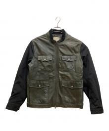 BANANA REPUBLIC（バナナリパブリック）の古着「レザージャケット」｜ブラック