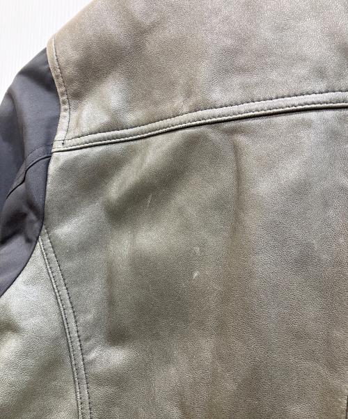 BANANA REPUBLIC（バナナリパブリック）BANANA REPUBLIC (バナナリパブリック) レザージャケット ブラック サイズ:XLの古着・服飾アイテム