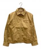 Trophy Clothingトロフィークロージング）の古着「ハリントンジャケット　ジップアップジャケット　ブルゾン」｜ベージュ