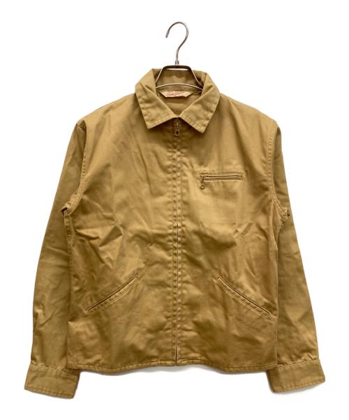 Trophy Clothing（トロフィークロージング）Trophy Clothing (トロフィークロージング) ハリントンジャケット　ジップアップジャケット　ブルゾン ベージュ サイズ:38の古着・服飾アイテム