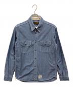 Trophy Clothingトロフィークロージング）の古着「シャンブレーシャツ」｜インディゴ