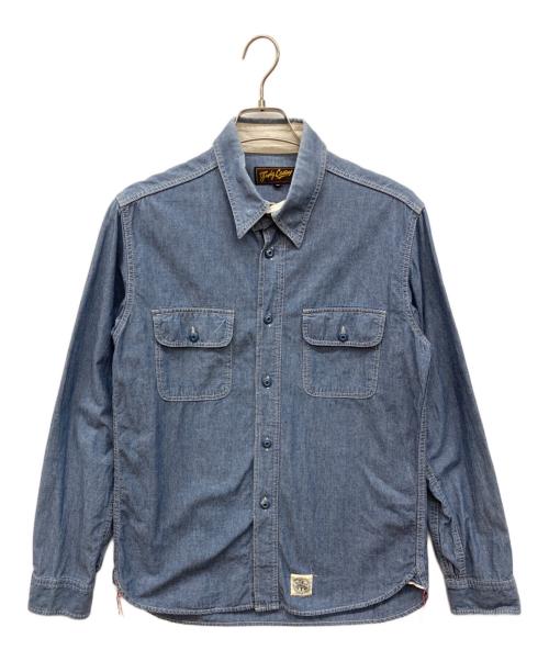 Trophy Clothing（トロフィークロージング）TROPHY CLOTHING (トロフィークロージング) シャンブレーシャツ インディゴ サイズ:Ｍの古着・服飾アイテム