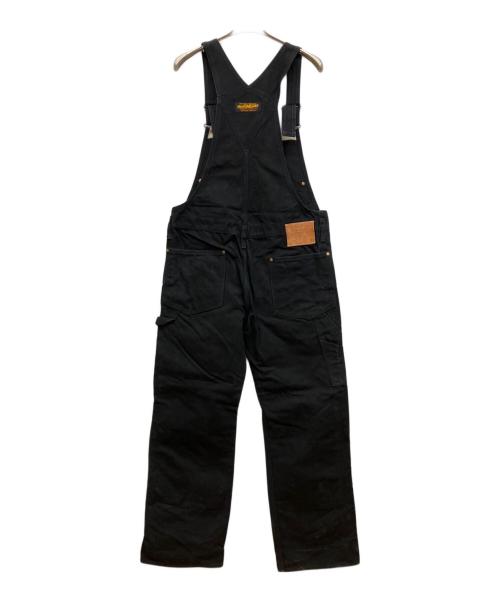 IRON HEART（アイアンハート）IRON HEART (アイアンハート) 806ヘビーダック ダブルニーオーバーオール ブラック サイズ:86cm (W34)の古着・服飾アイテム