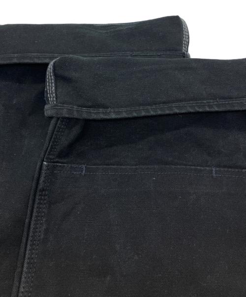 IRON HEART（アイアンハート）IRON HEART (アイアンハート) 806ヘビーダック ダブルニーオーバーオール ブラック サイズ:86cm (W34)の古着・服飾アイテム