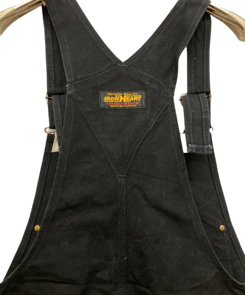 IRON HEART（アイアンハート）IRON HEART (アイアンハート) 806ヘビーダック ダブルニーオーバーオール ブラック サイズ:86cm (W34)の古着・服飾アイテム