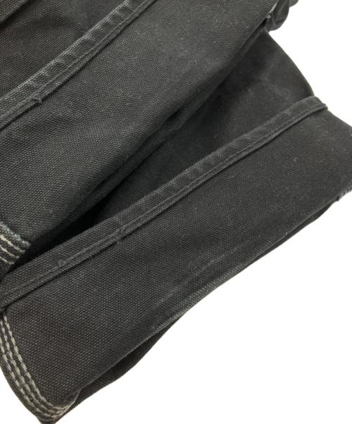 IRON HEART（アイアンハート）IRON HEART (アイアンハート) 806ヘビーダック ダブルニーオーバーオール ブラック サイズ:86cm (W34)の古着・服飾アイテム