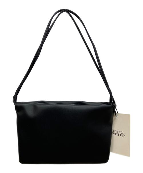 NOTHING WRITTEN（ナッシングリトゥン）NOTHING WRITTEN (ナッシングリトゥン) NELLA STRAP BAG　ショルダーバッグ ブラック 未使用品の古着・服飾アイテム