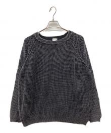Authentic Reproduction Products（オーセンティックリプロダクトプロダクツ）の古着「クルーネックワッフルニット」｜グレー