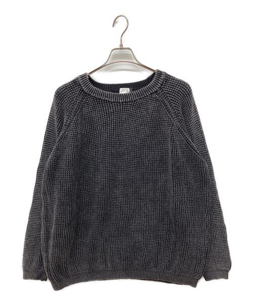 Authentic Reproduction Products（オーセンティックリプロダクトプロダクツ）Authentic Reproduction Products (オーセンティックリプロダクトプロダクツ) クルーネックワッフルニット グレー サイズ:Ｌの古着・服飾アイテム