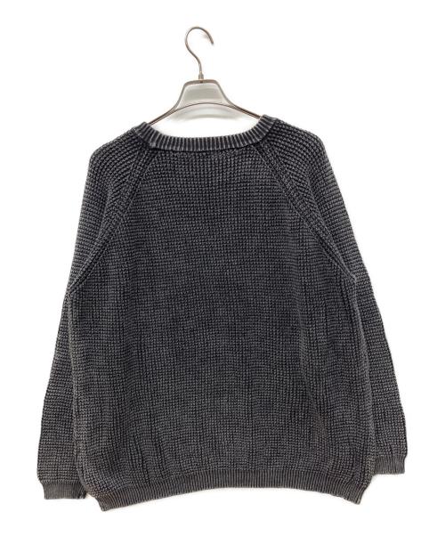 Authentic Reproduction Products（オーセンティックリプロダクトプロダクツ）Authentic Reproduction Products (オーセンティックリプロダクトプロダクツ) クルーネックワッフルニット グレー サイズ:Ｌの古着・服飾アイテム