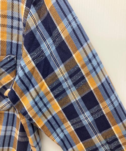 big mac（ビッグマック）BIG MAC (ビッグマック)  70's～　ヴィンテージチェックネルシャツ ブルー サイズ:Ｌの古着・服飾アイテム