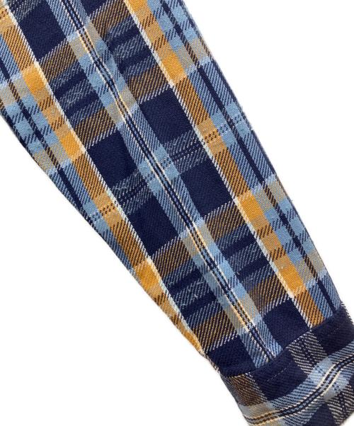 big mac（ビッグマック）BIG MAC (ビッグマック)  70's～　ヴィンテージチェックネルシャツ ブルー サイズ:Ｌの古着・服飾アイテム