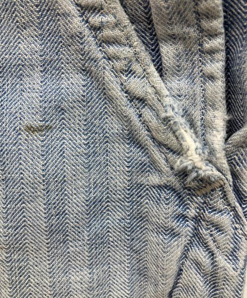 MONTGOMERY WARD（モンゴメリーワード）MONTGOMERY WARD (モンゴメリーワード) ヘリンボーンデニム長袖つなぎ インディゴ サイズ:不明の古着・服飾アイテム