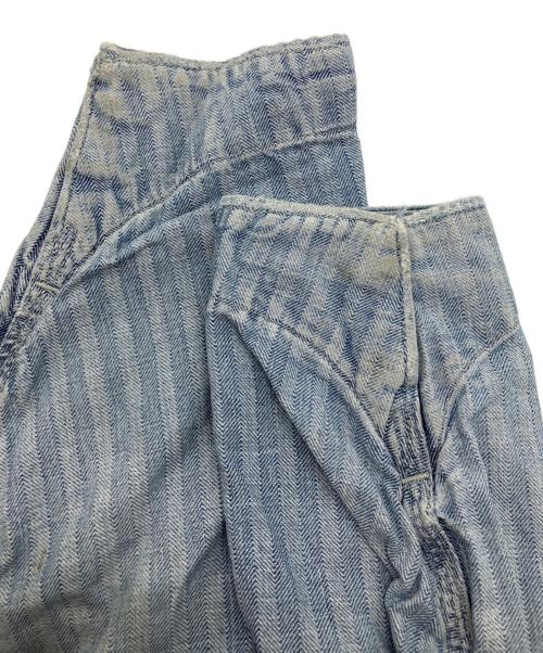 MONTGOMERY WARD（モンゴメリーワード）MONTGOMERY WARD (モンゴメリーワード) ヘリンボーンデニム長袖つなぎ インディゴ サイズ:不明の古着・服飾アイテム