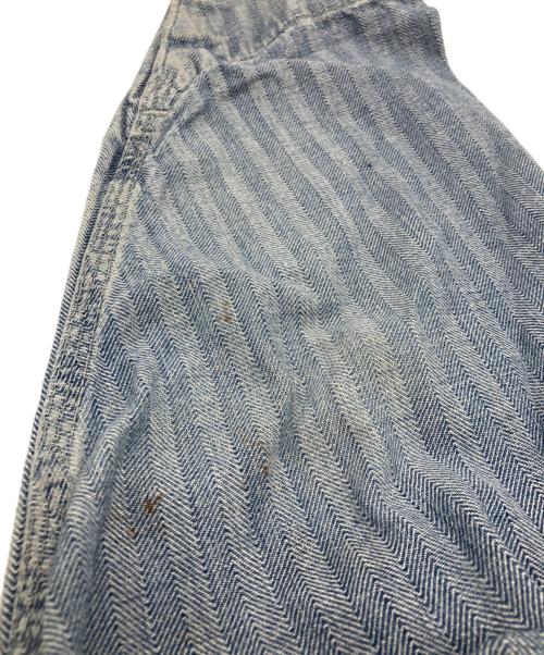 MONTGOMERY WARD（モンゴメリーワード）MONTGOMERY WARD (モンゴメリーワード) ヘリンボーンデニム長袖つなぎ インディゴ サイズ:不明の古着・服飾アイテム