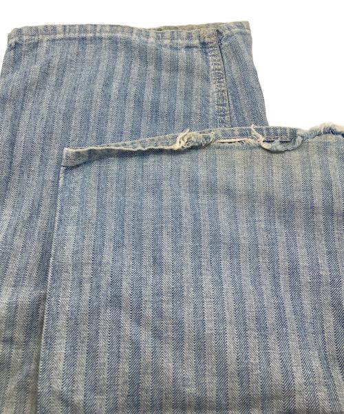 MONTGOMERY WARD（モンゴメリーワード）MONTGOMERY WARD (モンゴメリーワード) ヘリンボーンデニム長袖つなぎ インディゴ サイズ:不明の古着・服飾アイテム